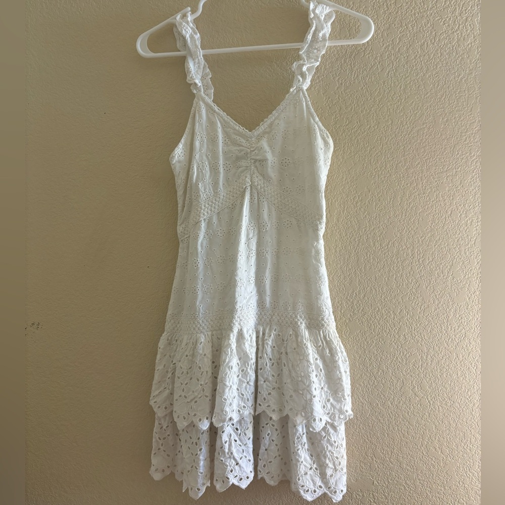Sim And Sam White XS Sundress